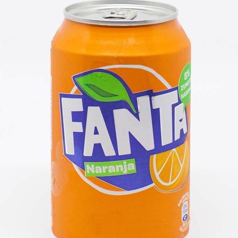 Lata Fanta Naranja
